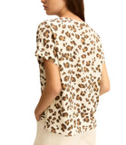EMMEMARELLA1 Blusa Rane leopardata BIANCO LANA