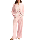 EMMEMARELLA1 Completo 2 pezzi in misto viscosa rosa