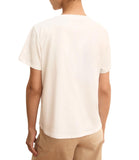 EMMEMARELLA1 T-shirt con logo strass Tema bianco