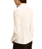 EMMEMARELLA1 Camicia classica in cotone bianco