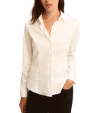 EMMEMARELLA1 Camicia classica in cotone bianco