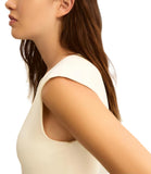 EMMEMARELLA1 Body Vigile aderente BIANCO LANA