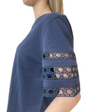 EMMEMARELLA2 T-shirt con manica ampia BLU NOTTE