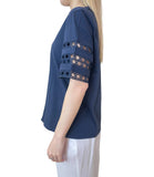 EMMEMARELLA2 T-shirt con manica ampia BLU NOTTE