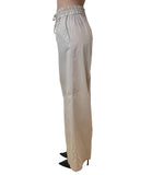 EMMEMARELLA2 Pantalone con laccio in vita Calao beige