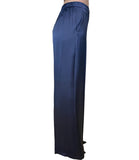 EMMEMARELLA2 Pantaloni effetto lucido Taro1 blu