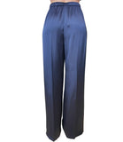 EMMEMARELLA2 Pantaloni effetto lucido Taro1 blu