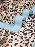 GUESS ACC D COL Pashmina Leopardata azzurro