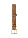 GUESS ACC D COL Cintura Noelle non reversibile h 25 cm beige
