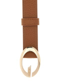 GUESS ACC D COL Cintura Camden h 30 cm cognac