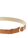 GUESS ACC D COL Cintura Camden h 30 cm cognac