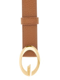 GUESS ACC D COL Cintura Camden h 30 cm cognac