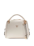 GUESS ACC D COL Borsa Danya satchel bianco