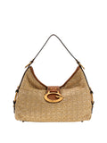 GUESS ACC D COL Borsa Camden a spalla beige