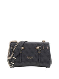 GUESS ACC D COL Borsa leona crossbody GRIGIO/NERO