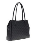GUESS ACC D COL Borsa leona doppio scompartimento GRIGIO/NERO
