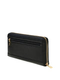 GUESS ACC D COL Portafoglio Isola large zip around nero