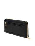 GUESS ACC D COL Portafoglio Isola large zip around nero