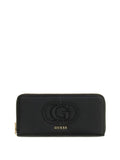 GUESS ACC D COL Portafoglio Isola large zip around nero