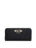 GUESS ACC D COL Portafoglio anise large zip around nero
