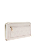 GUESS ACC D COL Portafoglio anise large zip around cipria