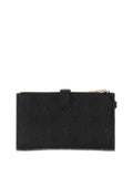GUESS ACC D COL Portafolgio organizer doppia zip nero