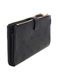 GUESS ACC D COL Portafolgio organizer doppia zip nero