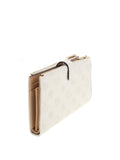 GUESS ACC D COL Portafolgio organizer doppia zip cipria
