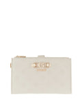 GUESS ACC D COL Portafolgio organizer doppia zip cipria