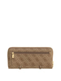 GUESS ACC D COL Portafoglio Leona large zip around beige
