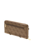 GUESS ACC D COL Portafoglio Leona large zip around beige