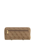GUESS ACC D COL Portafoglio Leona large zip around beige