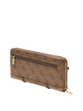 GUESS ACC D COL Portafoglio Leona large zip around beige