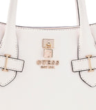 GUESS ACC D PRE Borsa Yesba satchel bianco