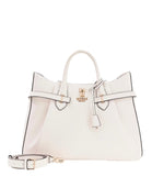 GUESS ACC D PRE Borsa Yesba satchel bianco