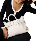 GUESS ACC D PRE Borsa Yesba satchel bianco