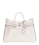 GUESS ACC D PRE Borsa Yesba satchel bianco