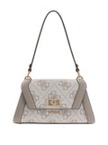 GUESS ACC D PRE Borsa Carnilla logo flap TAUPE