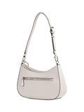 GUESS ACC D PRE Borsa a spalla Noelle II top zip GESSO