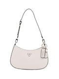 GUESS ACC D PRE Borsa a spalla Noelle II top zip GESSO