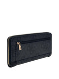 GUESS ACC D PRE Portafoglio Karnilla logo large zip around GRIGIO/NERO