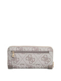 GUESS ACC D PRE Portafoglio Karnilla logo large zip around TAUPE