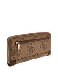 GUESS ACC D PRE Portafoglio Karnilla logo large zip around latte