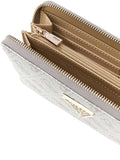 GUESS ACC D PRE Portafoglio Laurel II large zip around TAUPE