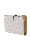 GUESS ACC D PRE Portafolgio Laurel organizer doppia zip TAUPE