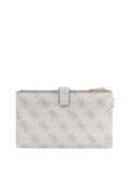 GUESS ACC D PRE Portafolgio Laurel organizer doppia zip TAUPE