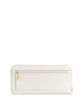 GUESS ACC D PRE Portafoglio laurel II large zip around GESSO