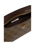 GUESS ACC U PRE Pochette a mano tracollina milano top zip CAFFE