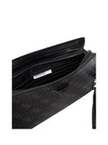 GUESS ACC U PRE Pochette a mano tracollina milano top zip nero