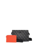 GUESS ACC U PRE Pochette a mano tracollina milano top zip nero
